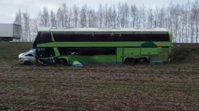 Двое взрослых и ребенок погибли в ДТП с автобусом под Рязанью