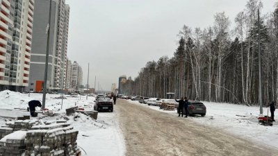 Проезд по улице Чкалова в Краснолесье открыт, но ремонт продолжается (ФОТО)