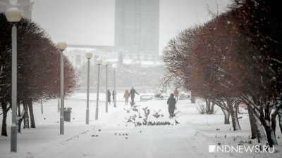 В Екатеринбурге завтра ожидается большой снегопад с порывами ветра