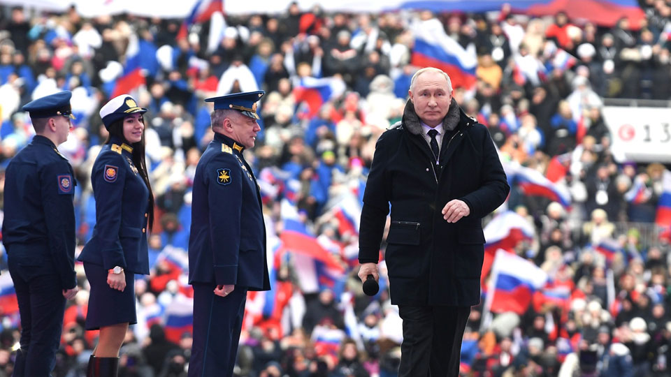Все россияне – защитники Отечества: Путин выступил на празднике в «Лужниках»