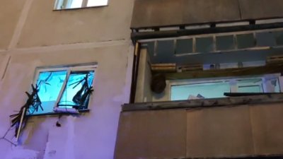 В Кургане взрывом газа выбило окно в пятиэтажке