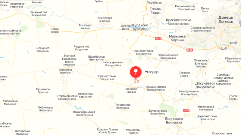 В Киеве сообщают о возобновлении наступления ВС РФ на Угледар