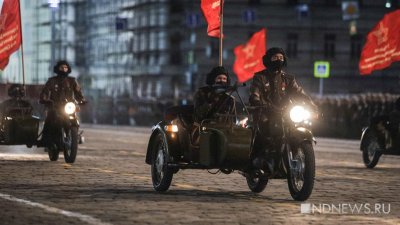 В ночь на среду в центре Екатеринбурга пойдет репетиция парада Победы