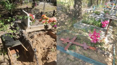 В Первоуральске вандалы разгромили могилы на кладбище, задержан подозреваемый (ФОТО)