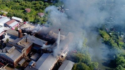 Пожар на складе в Ногинске распространился на 4300 кв метров