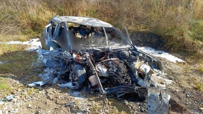 Три человека заживо сгорели в иномарке после ДТП в Приморье