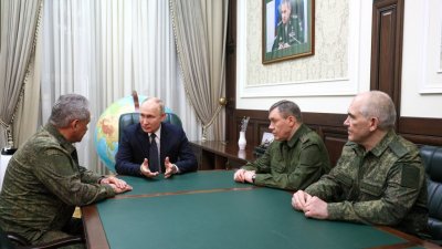 Путин получил доклады о ходе СВО в штабе ВС России в Ростове-на-Дону