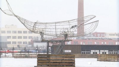 Из-за аномальных морозов в парке Маяковского закрыли горки и аттракционы