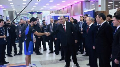 Спортсмен Академии РМК встретился с президентом России