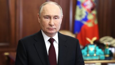 На сайте подконтрольной Киеву региональной администрации появилось поздравление с победой Путина на выборах президента РФ
