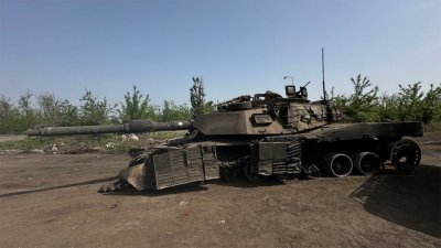 Минобороны опубликовало кадры с эвакуированным танком «Абрамс»