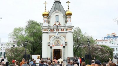 Сотни байкеров приняли участие в молебне в Екатеринбурге