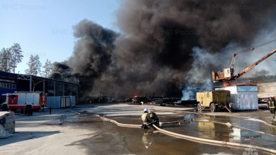 Названа причина крупного пожара в Березовском