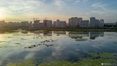 В Челябинске выявлено загрязнение реки Миасс и ее берега в районе новостроек