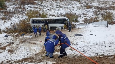 В Якутии 35 человек пострадали в ДТП с автобусом, есть погибшие