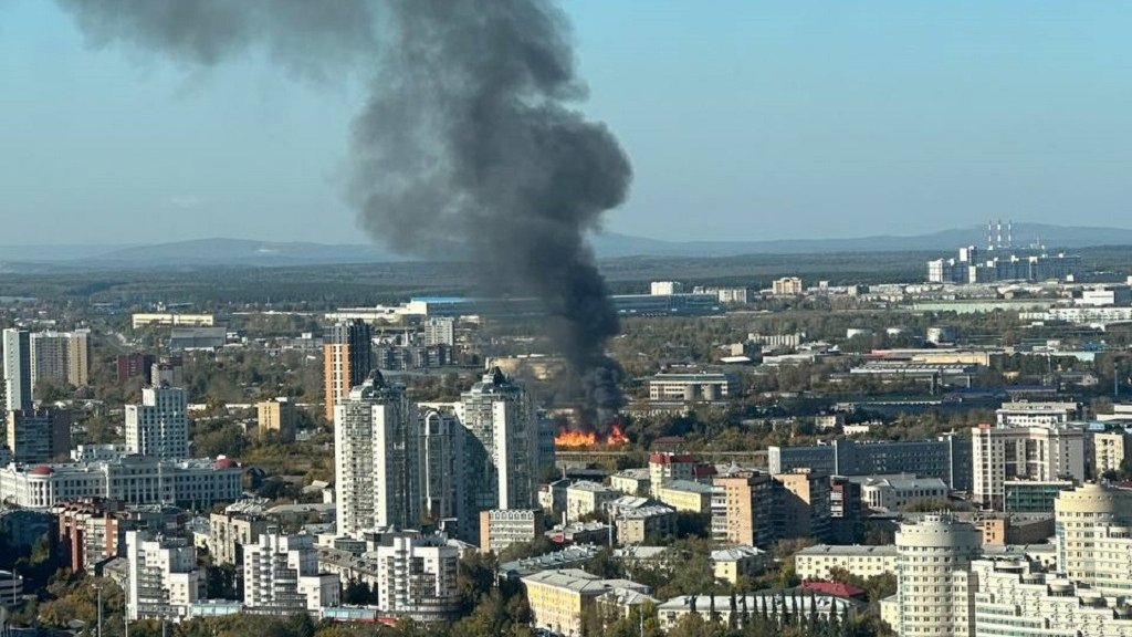 Пожар на Челюскинцев потушили