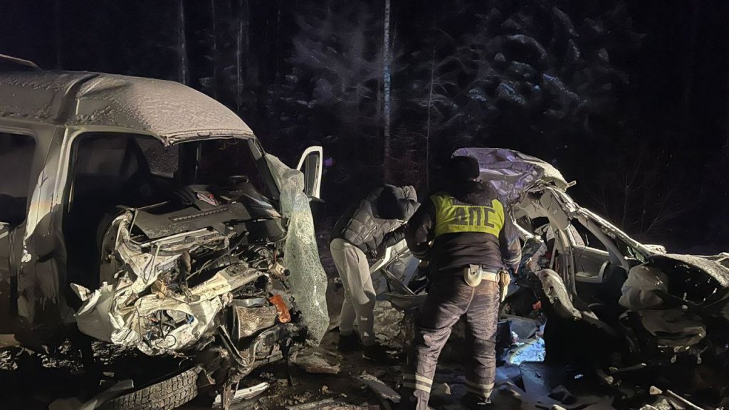 В Свердловской области ночью в одном ДТП погибли сразу пять человек