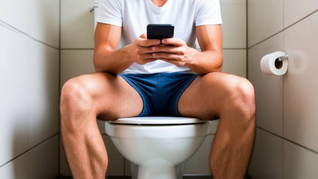 Более половины жителей Екатеринбурга берут с собой в туалет телефон