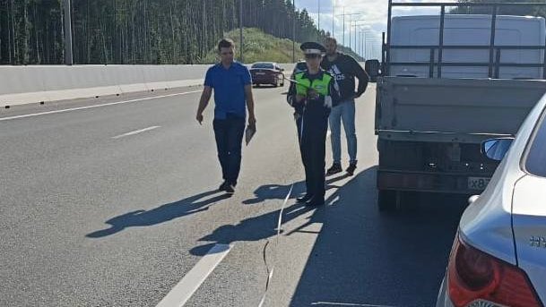 Смертельное ДТП на ЕКАД: «газель» сбила пешехода на проезжей части