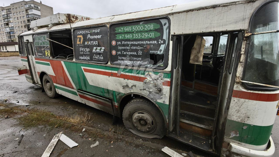 ВСУ снова атаковали пассажирский автобус в Горловке: ранен мирный житель