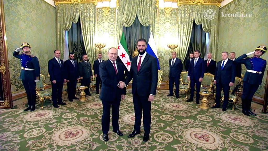 Перезапуск отношений Москвы и Дамаска: Путин встречается с главой Сирии аш-Шараа