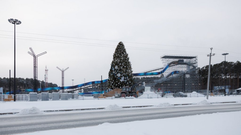 В Екатеринбурге заработает горка с 9-этажный дом (ФОТО)