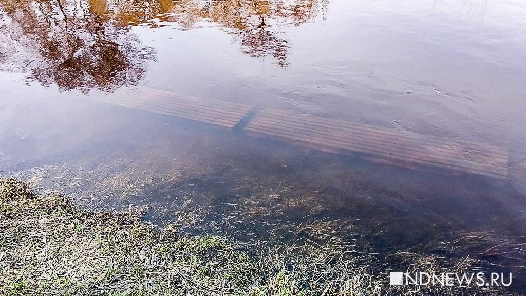 В центре Екатеринбурга Исеть вышла из берегов (ФОТО)