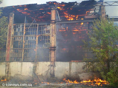 Причина пожара пока не установлена