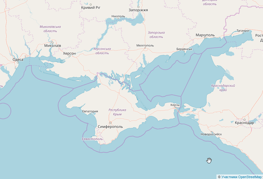 Новый День: OpenStreetMap решительно отделил Крым от Украины