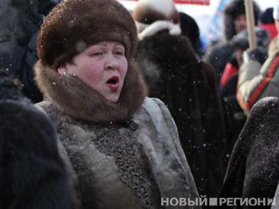 Новый Регион: Свердловчане без энтузиазма восприняли лозунги на митинге на Привокзальной (ФОТО)