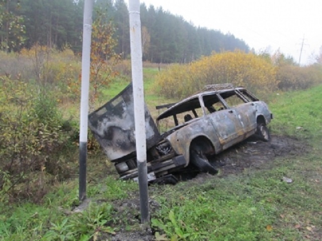 Новый Регион: Нетрезвый житель Артемовского угнал машину ради шопинга, а потом – сжег (ФОТО)