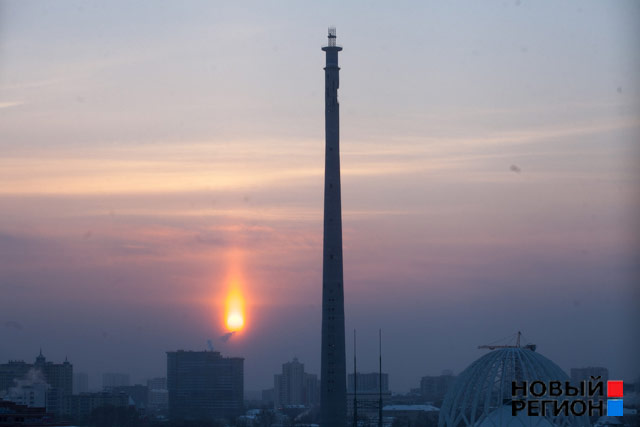 Новый Регион: Уральцы наблюдали солнечный столб (ФОТО)