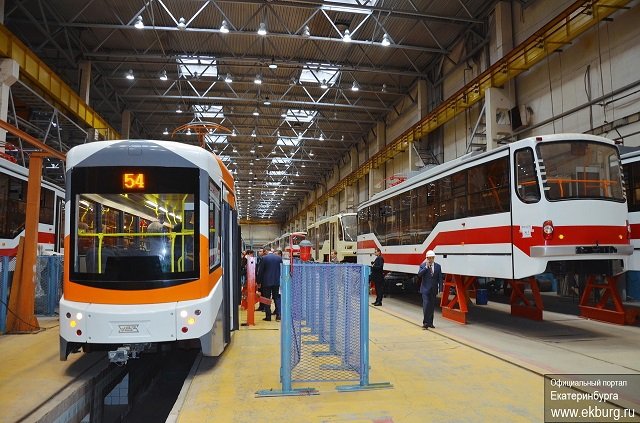 Новый Регион: Два новых уральских трамвая пройдут тест-драйв в Екатеринбурге (ФОТО)