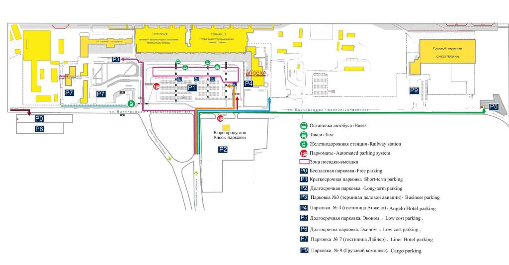 Схема аэропорта кольцово екатеринбург