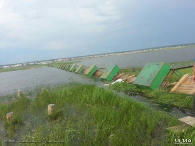 Новый Регион: На Усть-Алданский район в Якутии обрушился ураган (ФОТО)