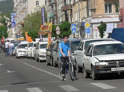 Новый Регион: Забайкальские автомобилисты потребовали отставки Путина (ФОТО)