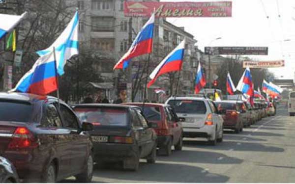 Новый Регион: СМИ: Победный автопробег нашистов отказались поддержать все автопроизводители, кроме ЧеченАвто