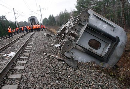 Новый Регион: Причиной катастрофы Невского экспресса мог быть пролетевший Сапсан