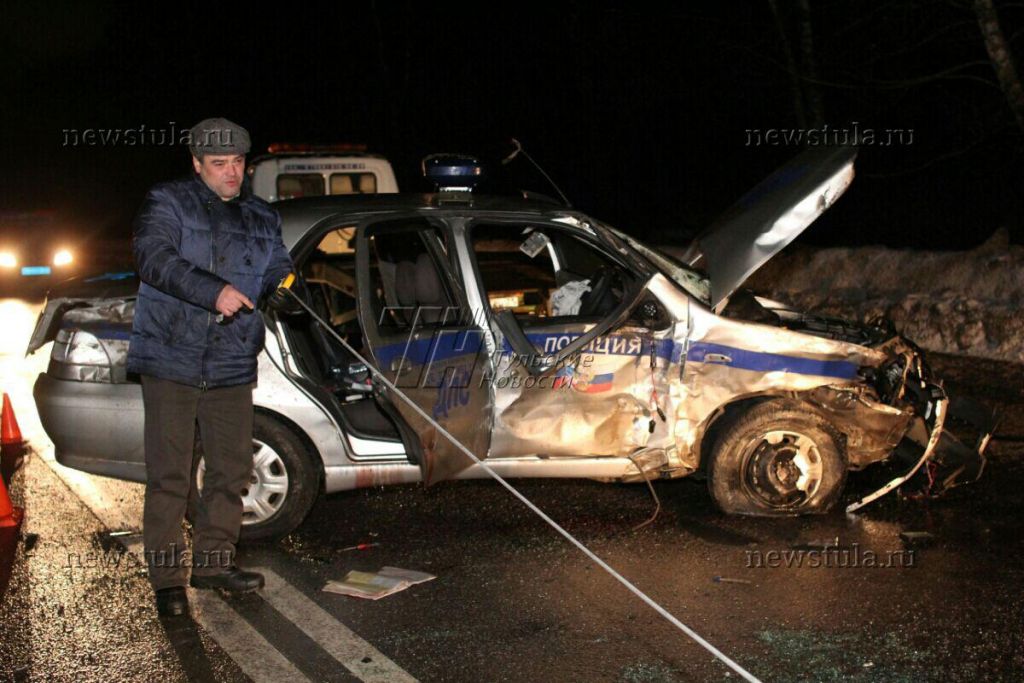 Новый День: В аварии с автомобилем ДПС под Тулой пострадали пять человек (ФОТО)