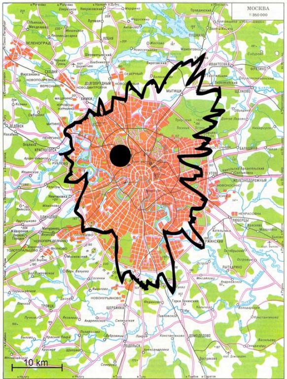 Новый День: Москва исчезнет с лица Земли (КАРТА)