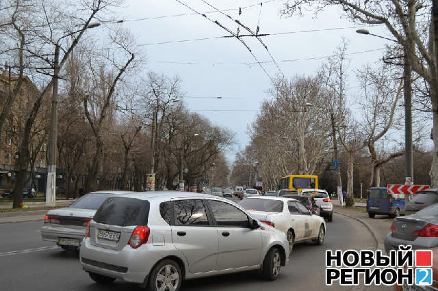 Новый Регион: Приезд президента Латвии в Одессу спровоцировал заторы на дорогах (ФОТО)