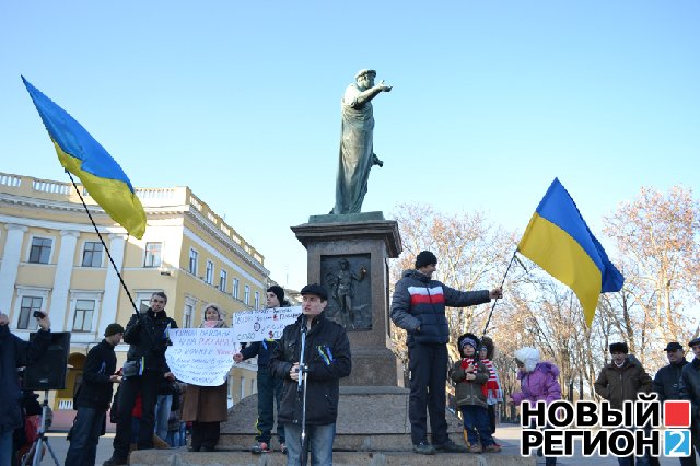 Новый Регион: Одесситы будут приходить на Евромайдан в Новый год и на Рождество (ВИДЕО, ФОТО)