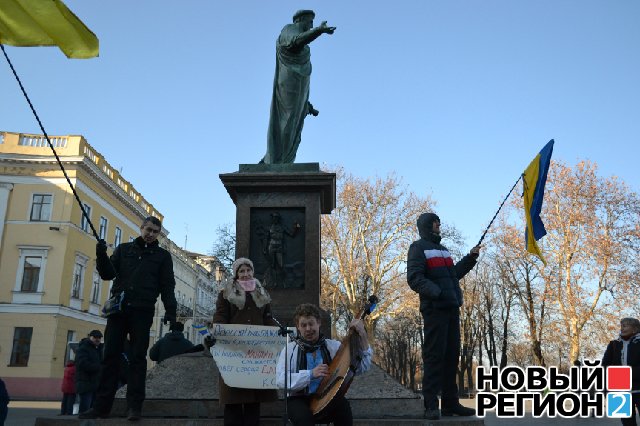 Новый Регион: Одесситы будут приходить на Евромайдан в Новый год и на Рождество (ВИДЕО, ФОТО)