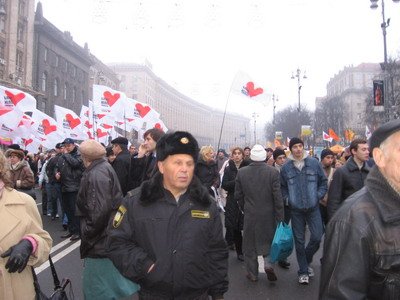 Новый Регион: Митингующие заблокировали центр Киева (ФОТО)