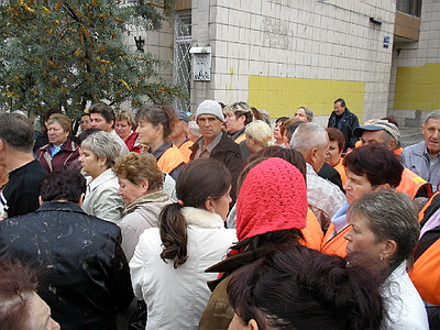 Новый Регион: В Киеве прошла акция протеста дворников (ФОТО)