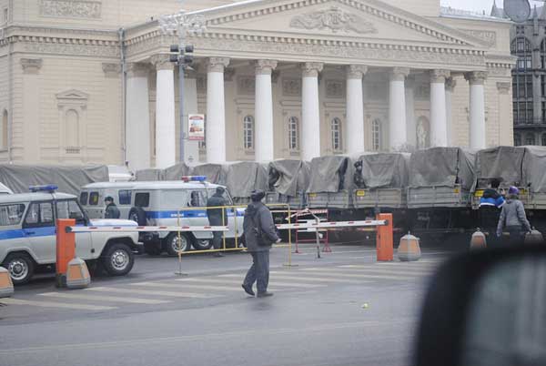 Новый Регион: В Москве ОМОНом перекрыты центральные площади