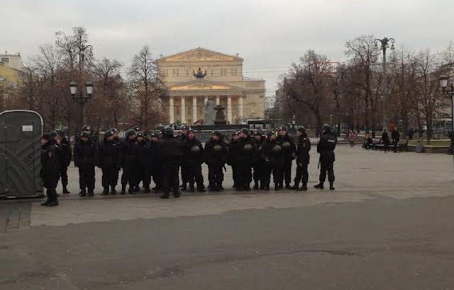 Новый Регион: Полиция оцепила Манежную площадь (ФОТО)