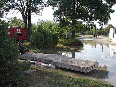 Новый Регион: Уровень воды в Тирасполе приблизился к критической отметке (ФОТО)