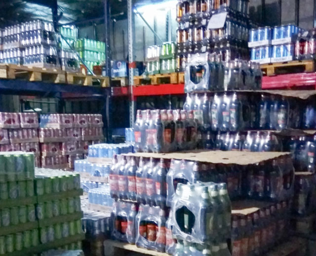В подмосковных Мытищах обнаружен нелегальный склад пива