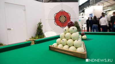 В Екатеринбурге пройдет международный турнир по бильярду с призовым фондом 1 миллион рублей